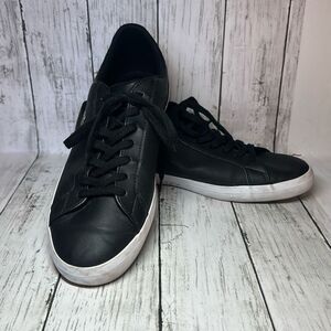 Lacoste Alligator Lerond Black White Leather Sneakers Shoes Men’s Size 13